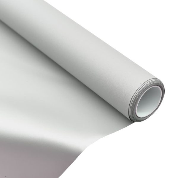 vidaXL Leinwandtuch Metallisch PVC 108" 4:3, 51382