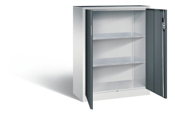 C+P Werkzeugschrank Acurado, H1200xB930xT400mm, Farbe: Lichtgrau / Anthrazitgrau, Muldengriff, 8520-000 S10104
