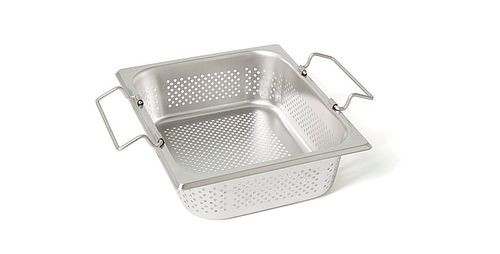 Rieber GN-Behälter 1/2 gelocht - Klappgriff, Höhe 90 mm, 84020211