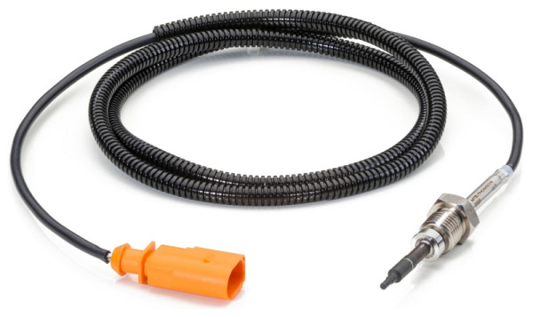 HELLA Sensor, Abgastemperatur, 2-polig, geschraubt, Kabel: 1250mm, 6PT 014 494-251