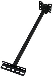 DOTLUX Ausleger Wandhalterung für Baustrahler (10-50Watt) 50cm lang schwarz, 3193