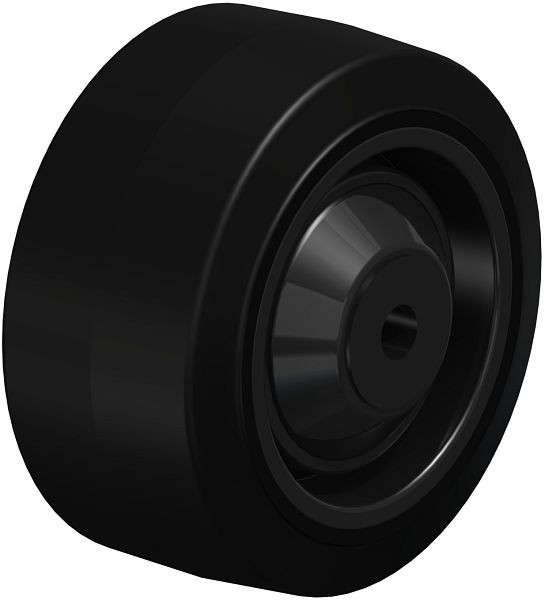Blickle POEV 82/8KD Rad aus Elastik-Vollgummi, Schwarz, 845589