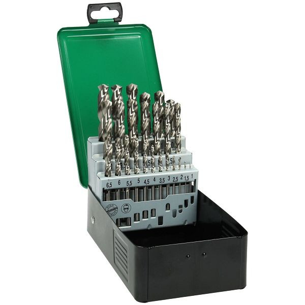 HiKOKI Metallbohrerset HSS-G DIN 338 (25-teilig) 1-13 mm x 0,5 mm, 780467