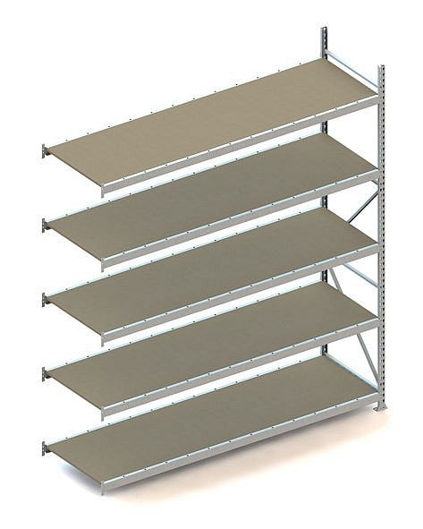 Meta MINI-RACK AR 3000x2600x800 mm, verzinkt, mit Spanplatte, Bodenanzahl: 5, 20051360