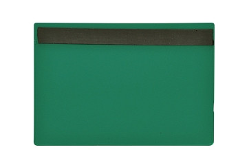 KROG Etikettentaschen - magnetisch, 120x80 mm A7, grün mit 1 Magnetstreifen, 5902091N