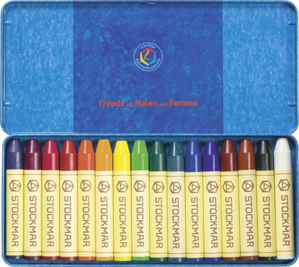 Stockmar Wachsmalstifte - 16 Farben, 32000, 4019365320001