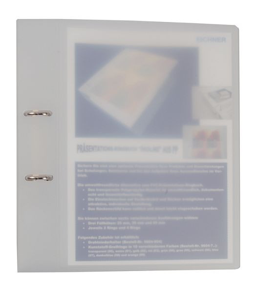 Eichner Präsentationsringbuch aus PP, mit 2-Ring Combi, VE: 10 Stück, 9330-00702