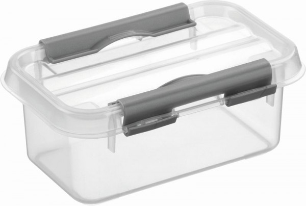 helit Aufbewahrungsbox "the q-line" 0,5L, VE: 12 Stück, transparent, H6162102