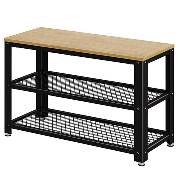 VASAGLE Schuhbank, Braun, SchwarzMaß: 73x30x45 cm, 73x30x45 cm, LBS073N01