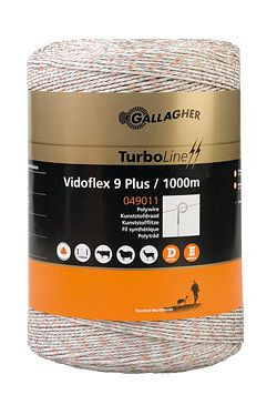 Gallagher Vidoflex 9 TurboLine TurboLine Plus 1000m weiß (gedreht), 049011