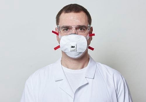 3M Atemschutzmaske Premium 8835+, Schutzstufe FFP3D, VE: 5 Stück, 149215
