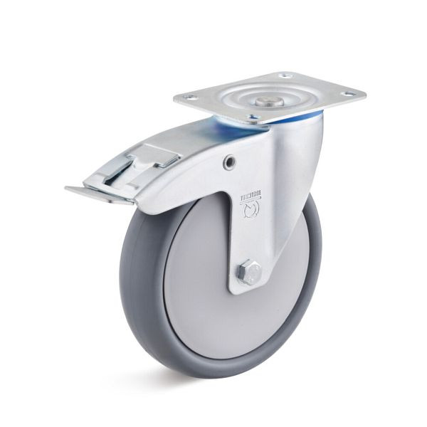 Torwegge Lenkrolle mit Doppelstopp, L-IL-TPBK-080-, 0029495