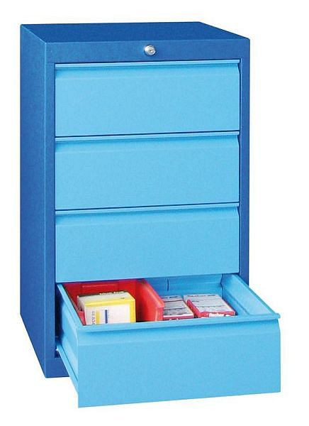 Pavoy Schubladenblock 800/600/500, Drehdruckzylinderschloss stark, 4x175, 43453-080-001-905300