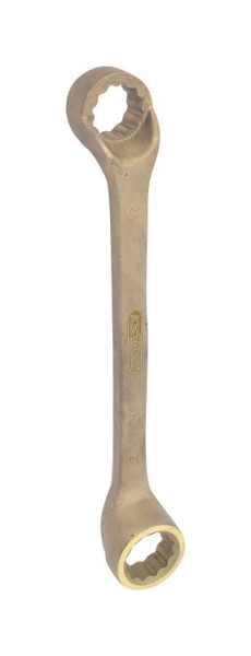 KS Tools BRONZEplus Doppel-Ringschlüssel gekröpft 24x27 mm, 963.7410