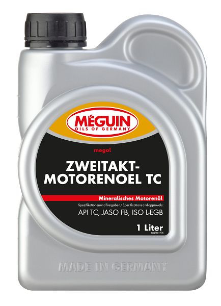 Meguin megol ZweitaktMotorenöl TC, Kanister Kunststoff, VE: 1 Liter, 4880