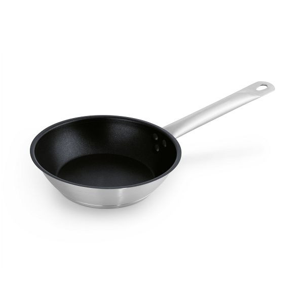 WAS Cookware 51 Pfanne mit Antihaftbeschichtung, Durchmesser 24 cm, Chromnickelstahl, 5141240