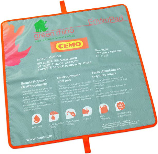 Cemo Öl-Abtropfmatte XL30, 137 x 137 cm, 11639, 4052886450376