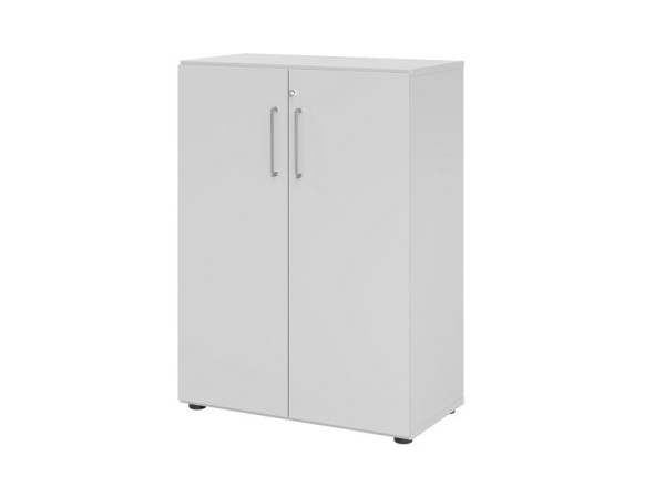Hammerbacher Schrank 938T3, 3 OH, Korpus: Grau / Front: Grau, 80 x 42 x 110 cm (BxTxH), V938T3/5/5/BS