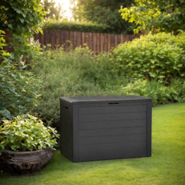 vidaXL Gartentruhe Anthrazit 78x44x55 cm, Aufbewahrung von Kissen, 49444