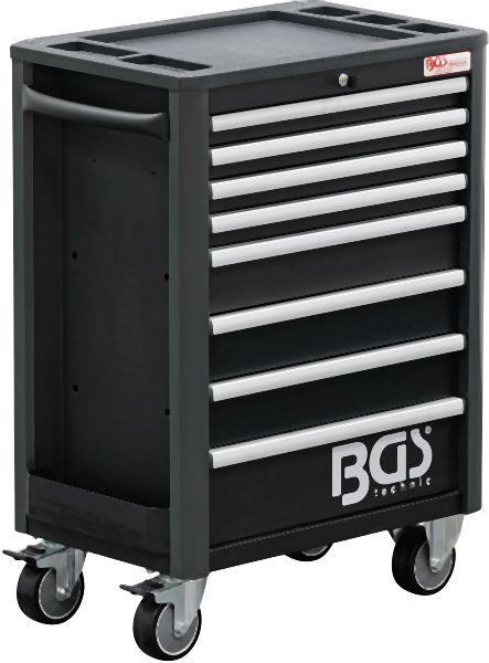 BGS Werkstattwagen, 8 Schubladen, leer, 4111, 4026947041117