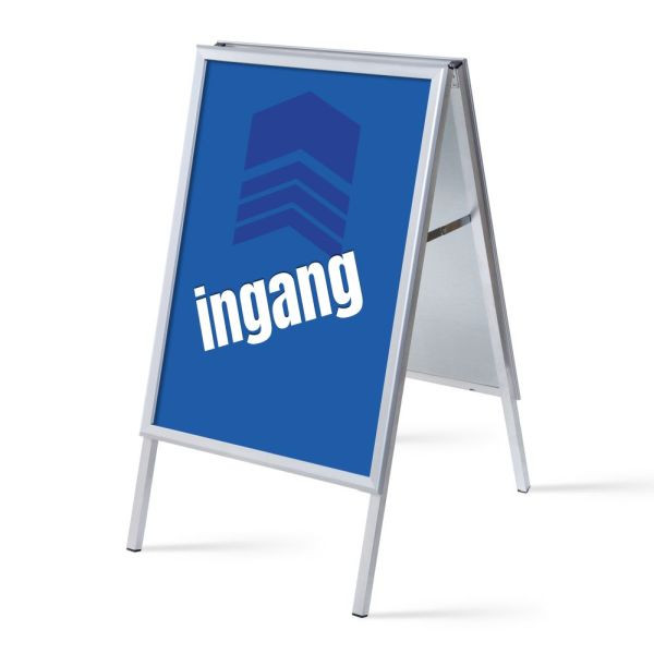 Showdown Displays Kundenstopper A1 Komplettset Eingang Blau Niederländisch, ZPA1G32MEI268