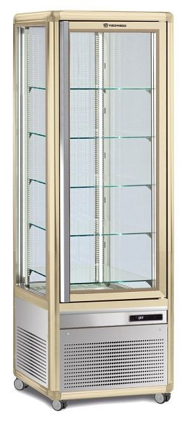 KBS Panoramavitrine Snelle 351 Q LED (bronze) 5 feste Glasablagen, 23511351