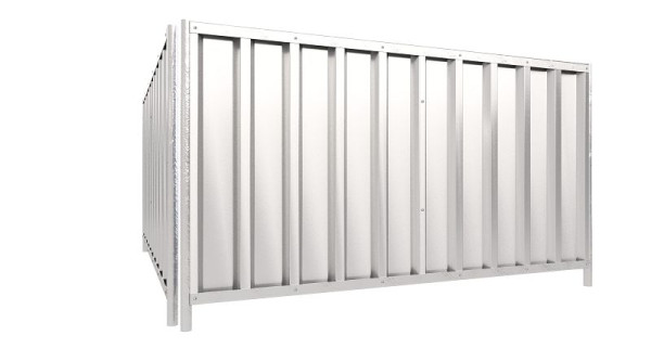 Schake Mobilzaun Trapez, verzinkt, Höhe: 1,2 m, 3B1222V