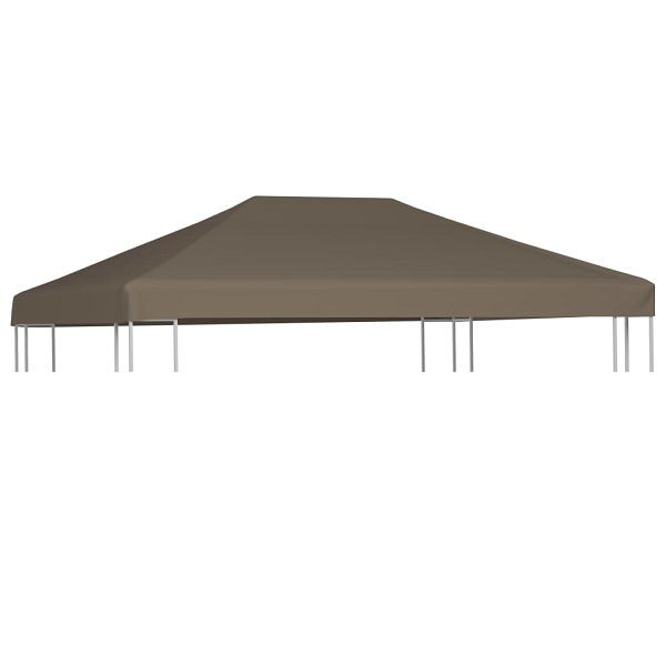 vidaXL Pavillondach 310 g / m² 3x3 m Taupe, 46619, 8719883728308