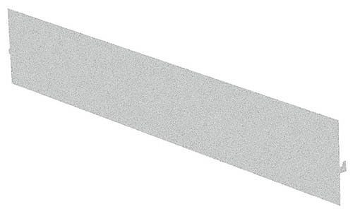 Bedrunka+Hirth Seitenblech für die seitliche Begrenzung, Maße in mm (TxH): 614 x 195, SRSB195