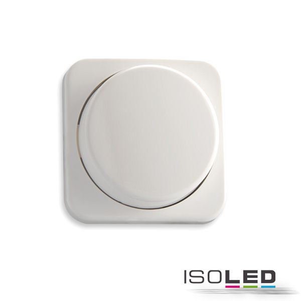 ISOLED Sys-One single color 1 Zone Einbau-Drehknopf-Fernbedienung rahmenlos mit Batterie, 112493