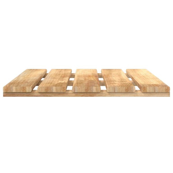 vidaXL Terrassenfliese 24-teilig Braun 50 x 50 cm, 3444825