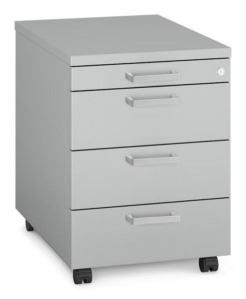 Deskin Rollcontainer MULTI MODUL-PRO, Dekor lichtgrau, B 435 x H 600 x T 600 mm, 359909