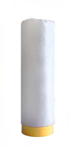 VaGo-Tools Abdeckfolie mit Malerkrepp Masker Tape 2100mm x 20m, 401-2100-20x1_yv