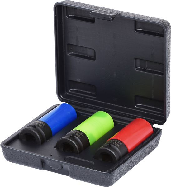 KS Tools 1/2" Alu-Felgen Kraft-Stecknuss-Satz robust, 3-teilig, 515.1070