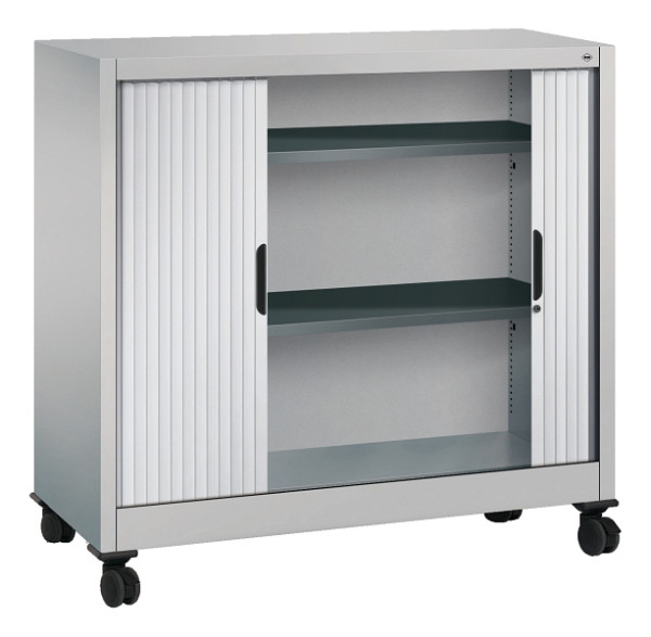 C+P Sideboard mit Rollladen Omnispace, H1030xB1200xT420mm, 9006/9006, 3243-00 S10224