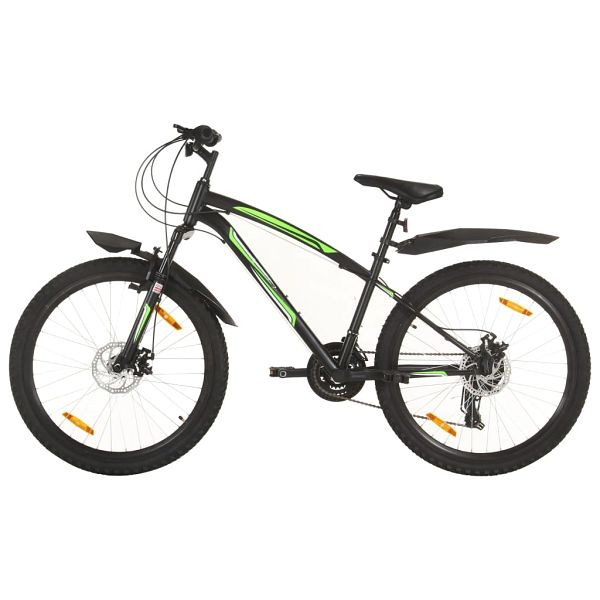 vidaXL Mountainbike 21 Gang 26 Zoll Rad 36 cm Schwarz, 3067225, 8720286318218