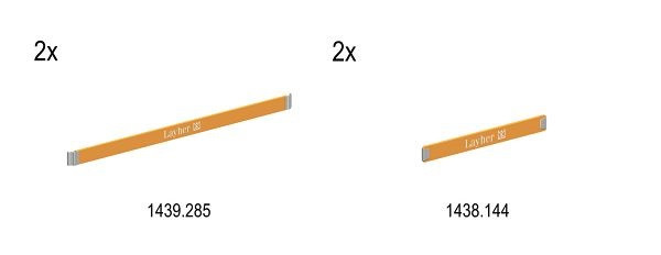 Layher Nachrüst-Set 2101 Auf 1402101, 1400039, 4035209396971