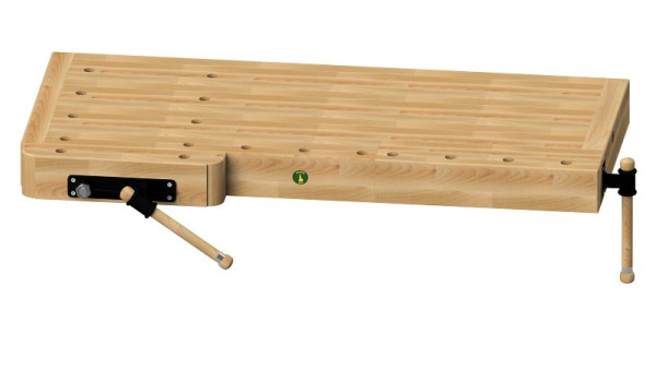 Ulmia Platte für Schreinerhobelbank, Modell 4 (ohne Gestell), 1500 x 640 mm, 4-150-P, 4044637198040