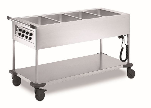 B.PRO SAW 4 Speisenausgabewagen aus rostfreiem Edelstahl, 572155