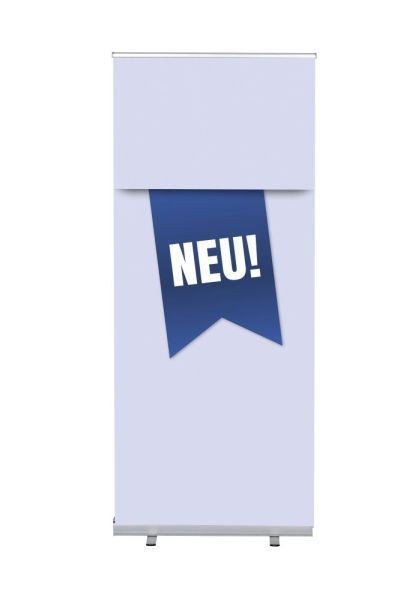 Showdown Displays Roll-Banner Budget 85 Komplettset Neu Blau Deutsch, RBB085LSFI340