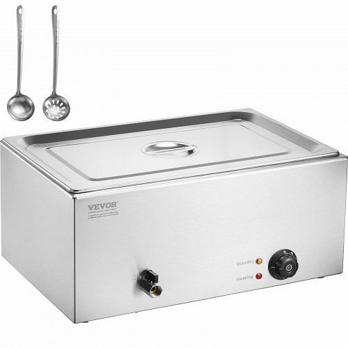 VEVOR Kommerziellen Elektrische Speisenwärmer Arbeitsplatte Buffet 1x18L, SYSPBWQPTKQCRX2XJV2