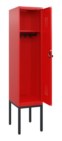 C+P Spind Evolo PLUS, Gestell, 1 Abteil, 1950x400x500mm, 3020/3020, Drehriegel, 0490305-12 S10034
