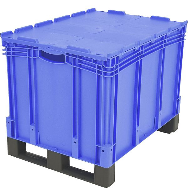 BITO Eurostapelbehälter XL Deckel/Kufe /XLD86521DKufe 800x600x520 blau, Deckel Doppelboden Kufe, C0292-0061