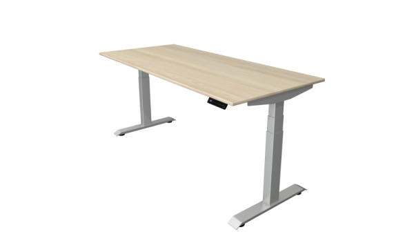 Kerkmann Sitz-Stehtisch B 1800 x T 800 mm, elektrisch höhenverstellbar von 640-1290 mm, Ahorn, (Montage), 10040750-1