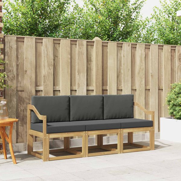 vidaXL Outdoor-Sofagarnitur 3-teilig, 3387191, 8721288776990