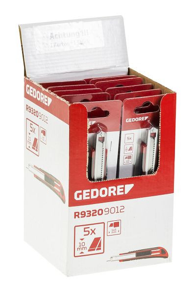 GEDORE red Display Cutter Klingenbreite 18 mm 12-teilig, 3301791