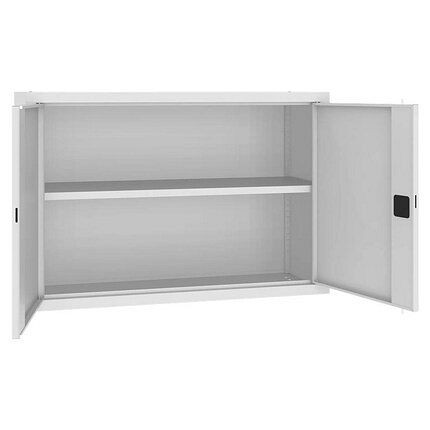 Eurobox Aufsatzschrank, 2 Reihen von Ordnern/1 Fachboden, 800 x 1.000 x 435 mm, 0671-100201
