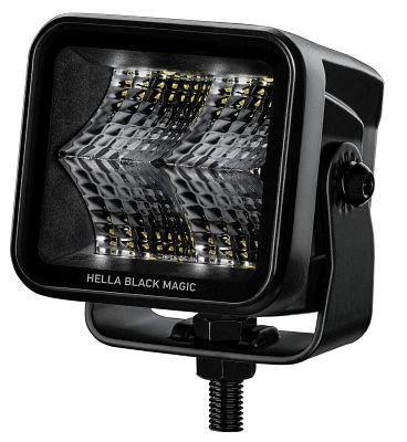 HELLA LED-Fernscheinwerfer - Black Magic Cube 2.7'' - 12/24V - 1400lm - quadratisch - Anbau/geschraubt - Nahfeldausleuchtung - ECE-R10 - 500mm, 1FA 358 176-841