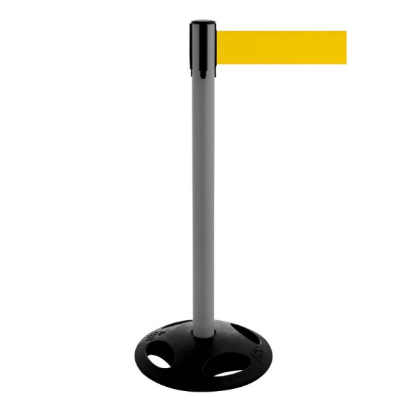 Stein HGS Personenleitsystem -P-Line Maxi-, anthrazit, signalgelb, mit Gurtendstück (Standard), 34175a-1202