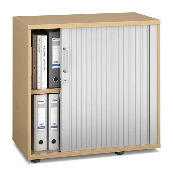 Deskin Rollladenschrank MULTI MODUL-PRO, Buchedekor, B 800 x H 780 x T 420 mm, 352296